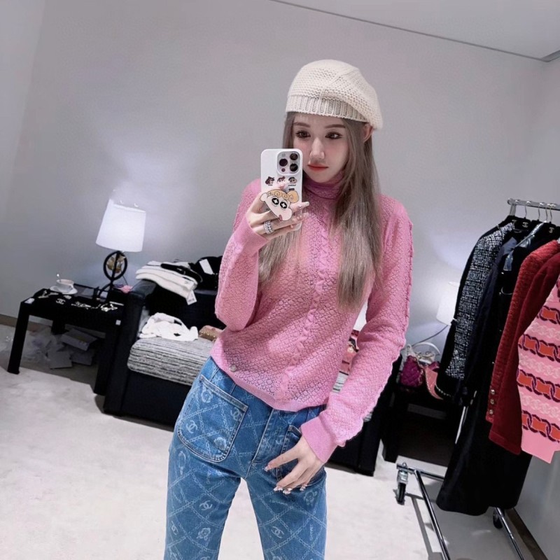 Chanel Turtleneck Long Sleeves Shirt
