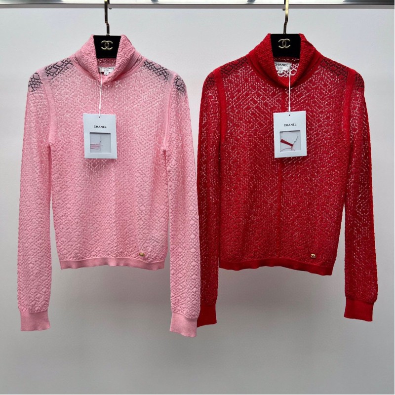 Chanel Turtleneck Long Sleeves Shirt