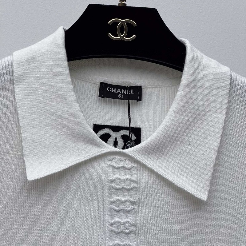 Chanel Knit Long Sleeves Shirt