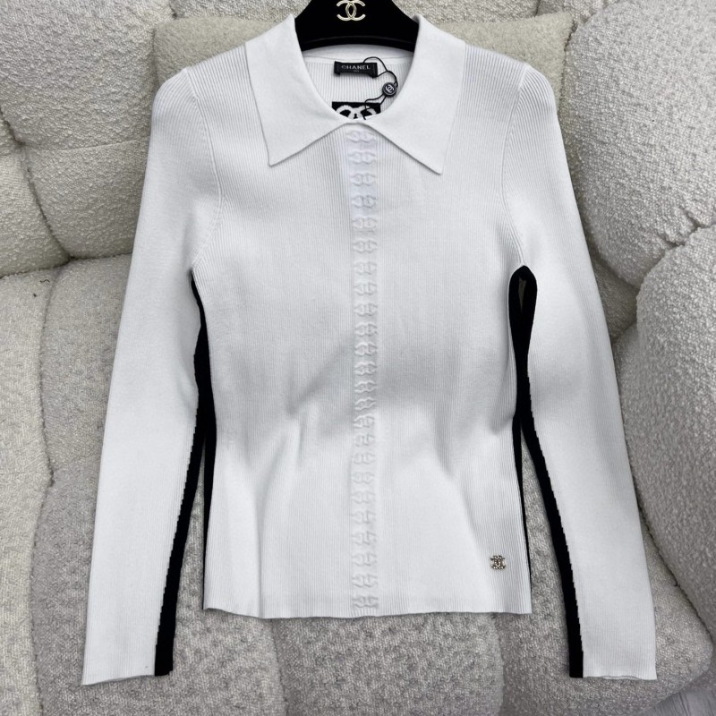 Chanel Knit Long Sleeves Shirt