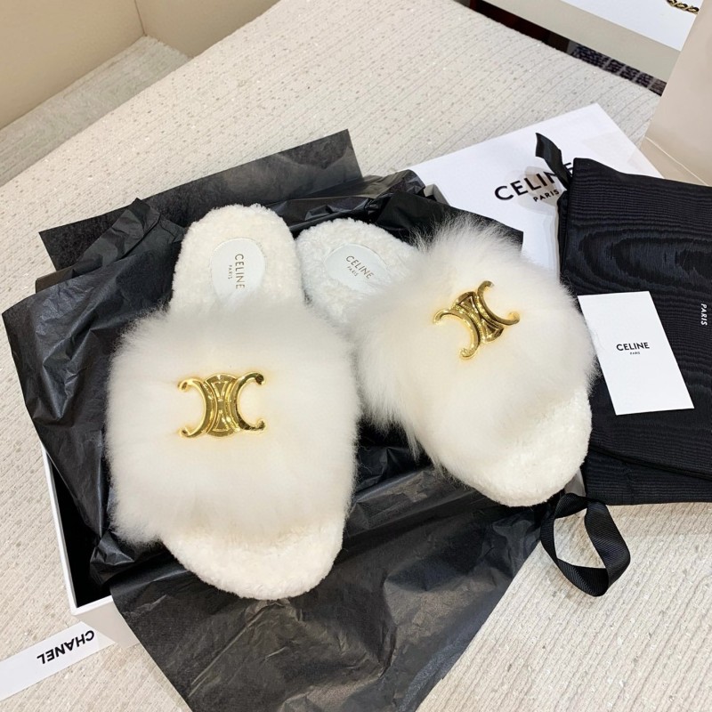 Celine 毛拖