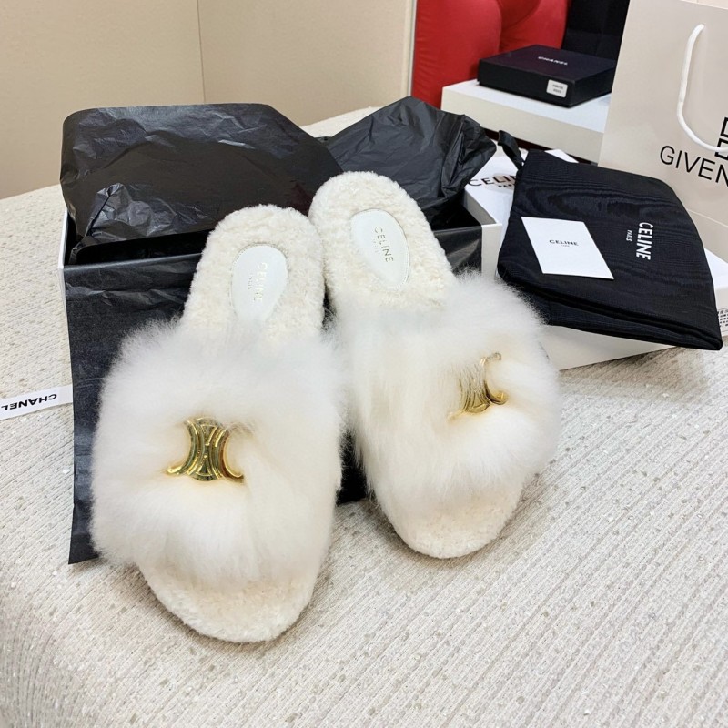 Celine 毛拖