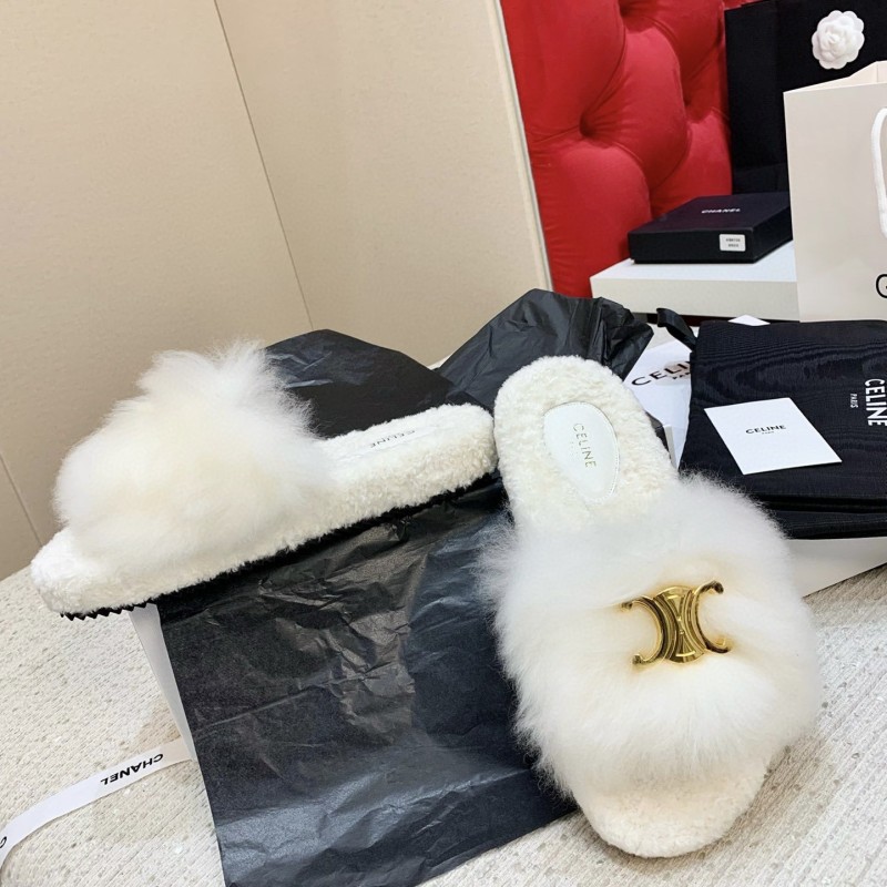 Celine 毛拖