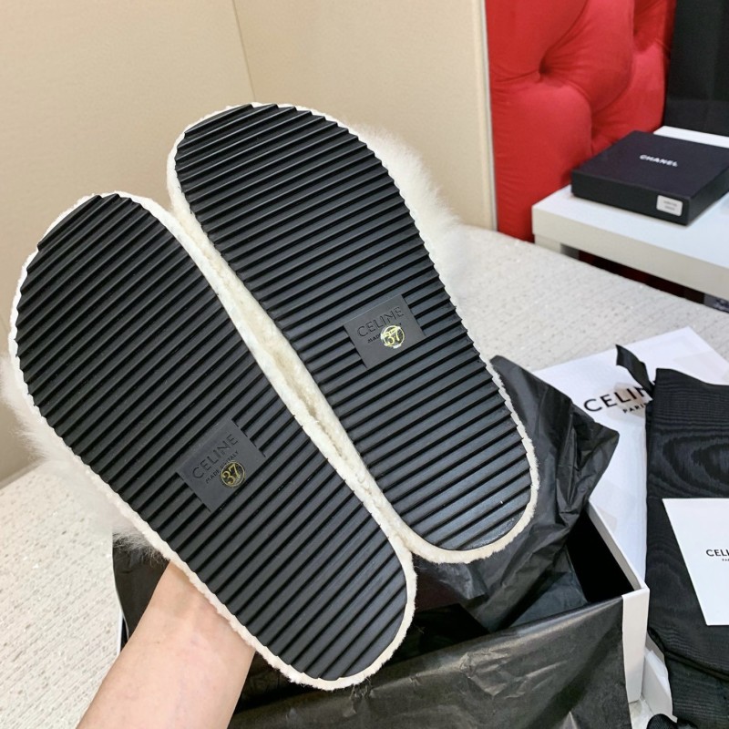 Celine 毛拖