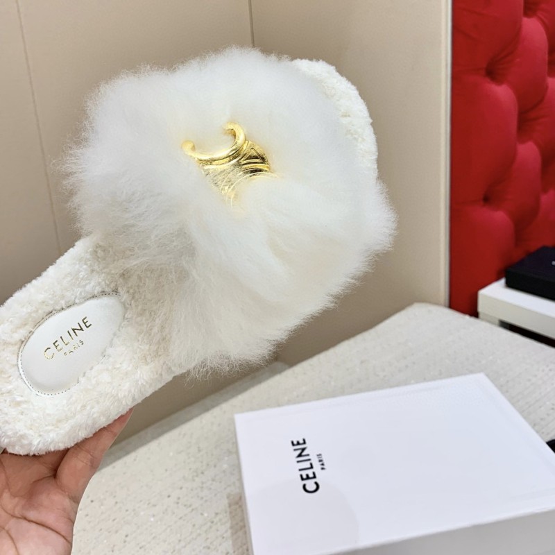 Celine 毛拖