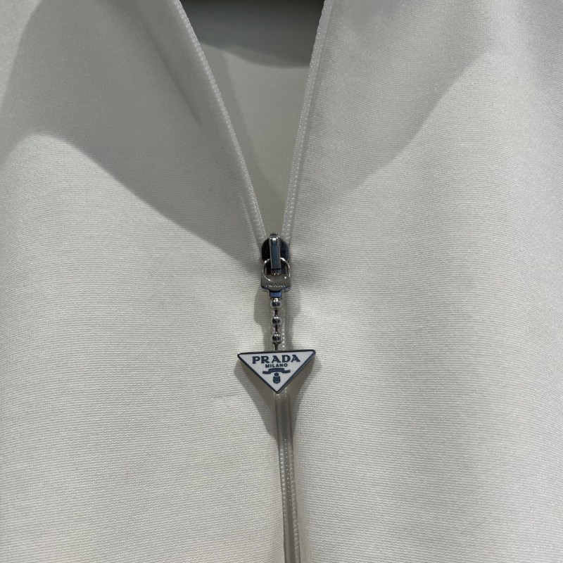 Prada Zipper Turtleneck Long Sleeves Shirt