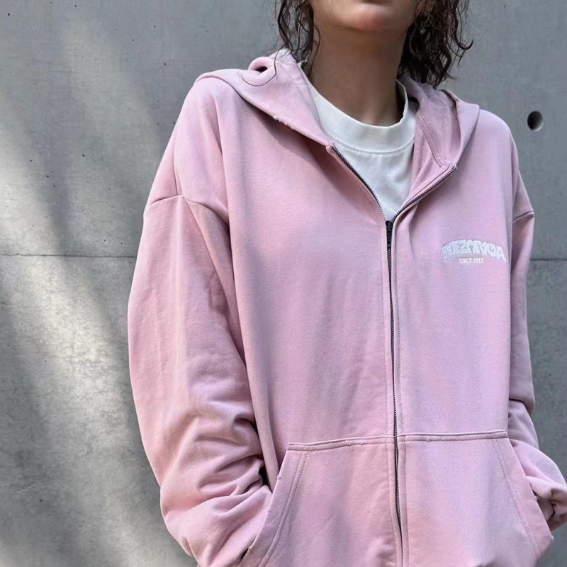 Balenciaga Unisex Zipper Hoodie