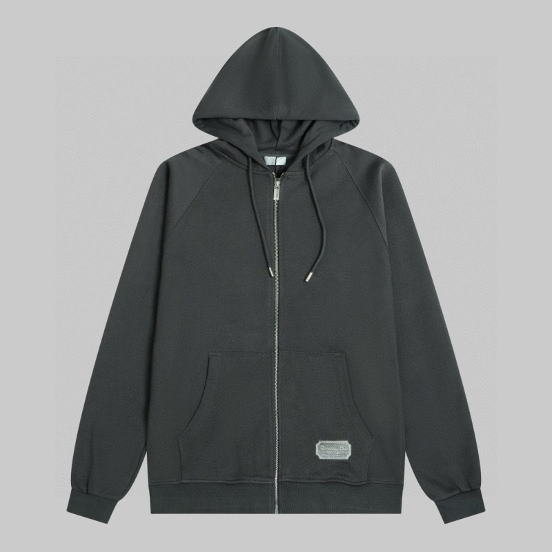 Dior Unisex Zipper Hoodie