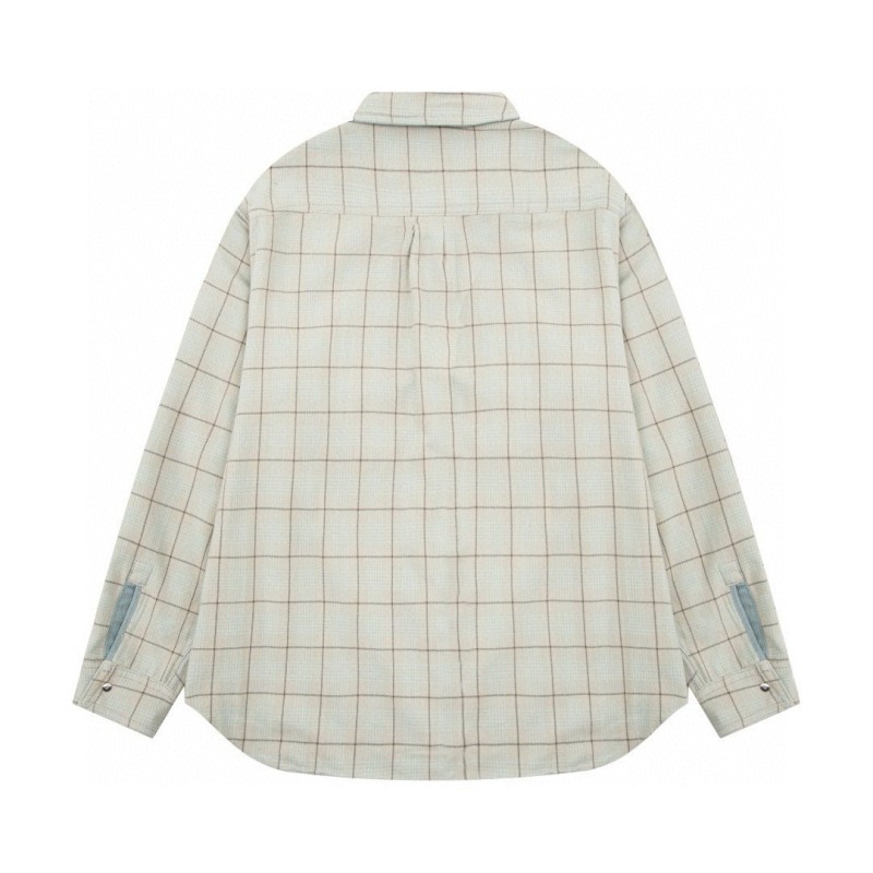 Dior Unisex Denim Long Sleeves Shirt