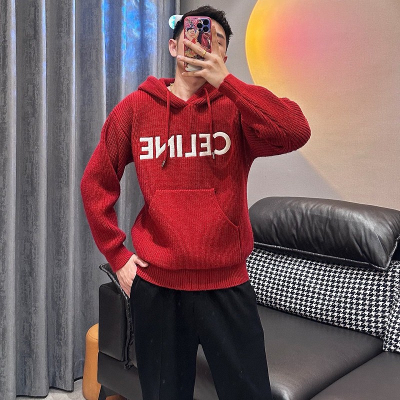Celine Unisex Knit Hoodie