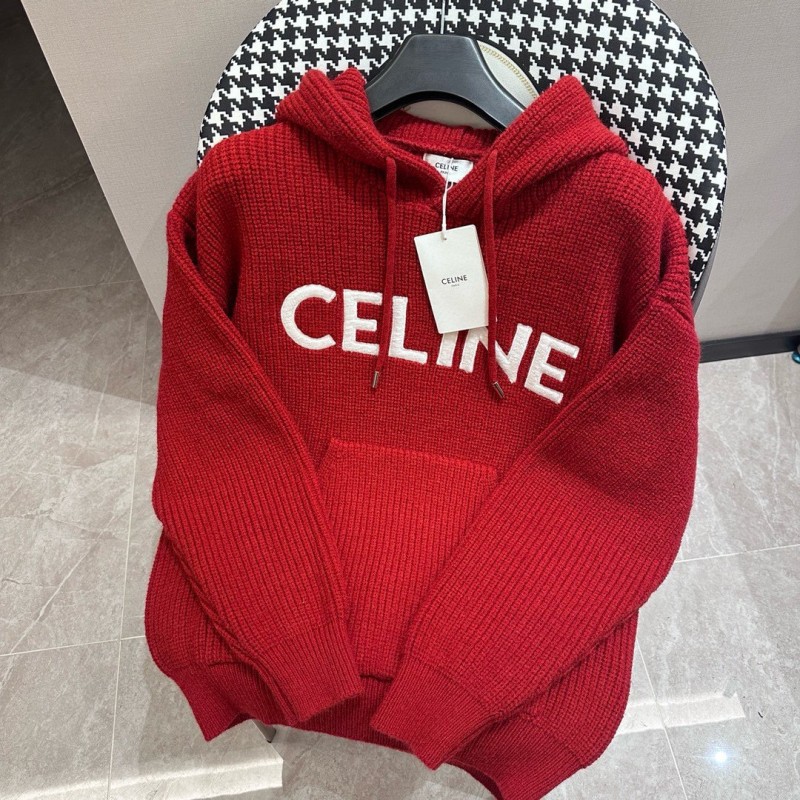 Celine Unisex Knit Hoodie