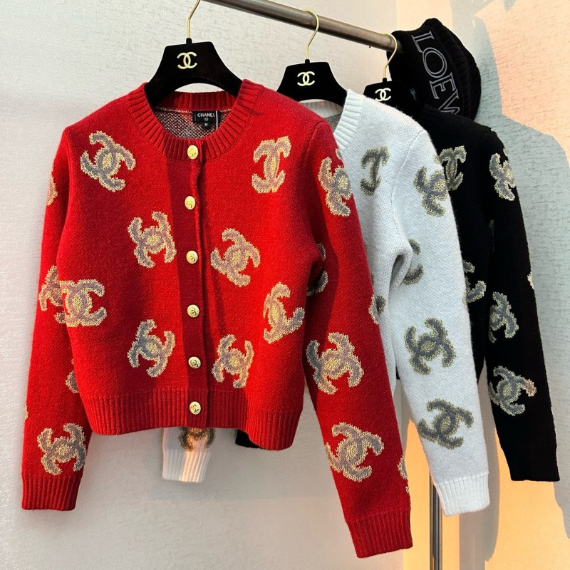 Chanel Long Sleeves Cardigan