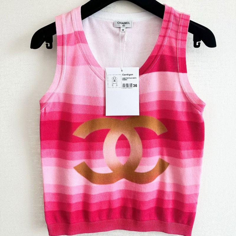 Chanel Singlet & Cardigan
