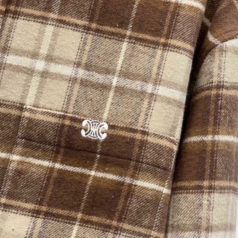 Celine  Cashmere Long Sleeves Shirt