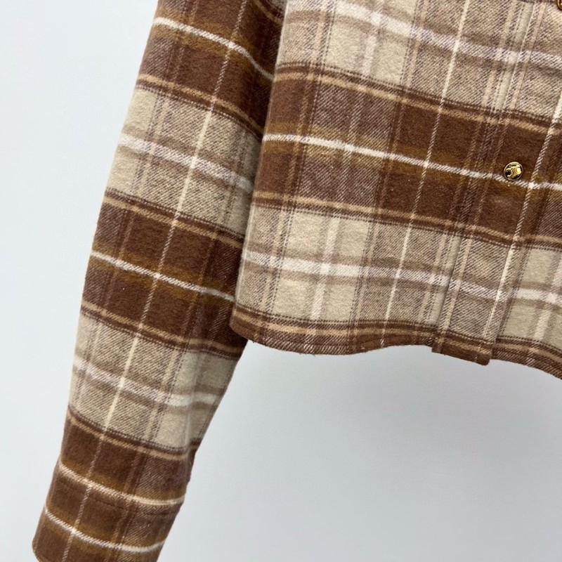 Celine  Cashmere Long Sleeves Shirt