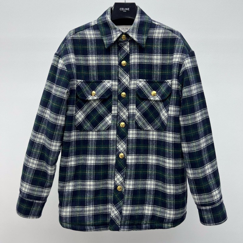 Celine Cashmere Long Sleeves Shirt
