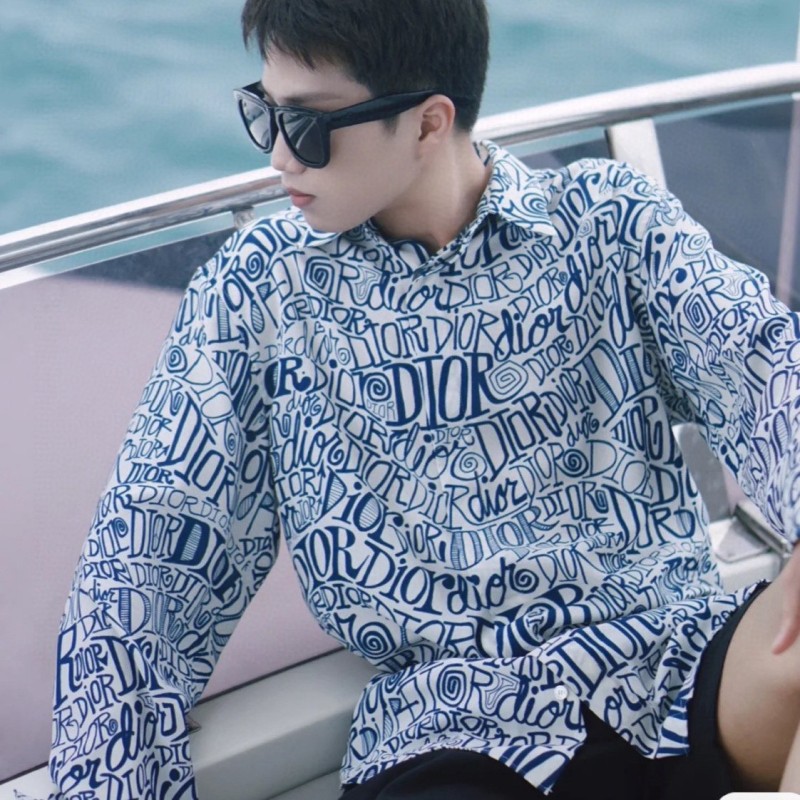 Dior Unisex Long Sleeves Shirt