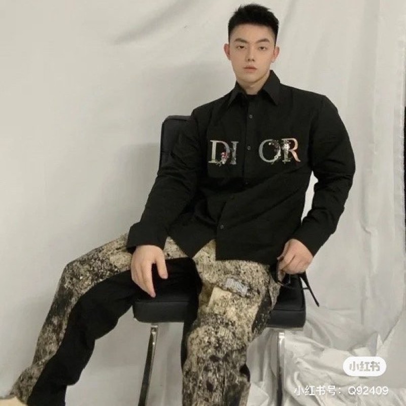 Dior Unisex Long Sleeves Shirt