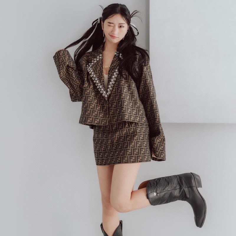 Fendi Jacket & Skirts Set