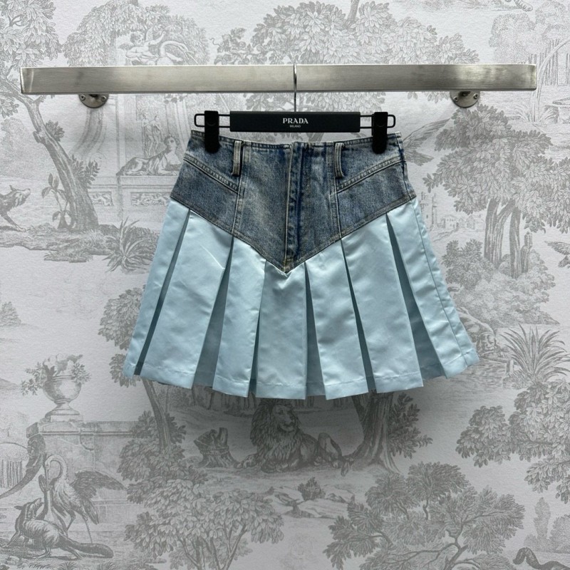 Prada Denim Jacket & Skirts