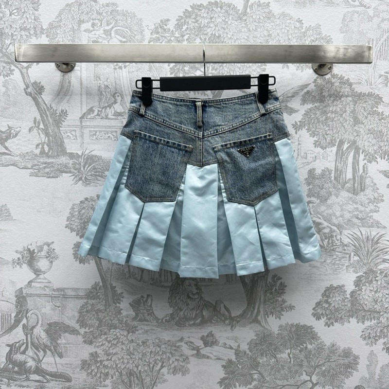 Prada Denim Jacket & Skirts