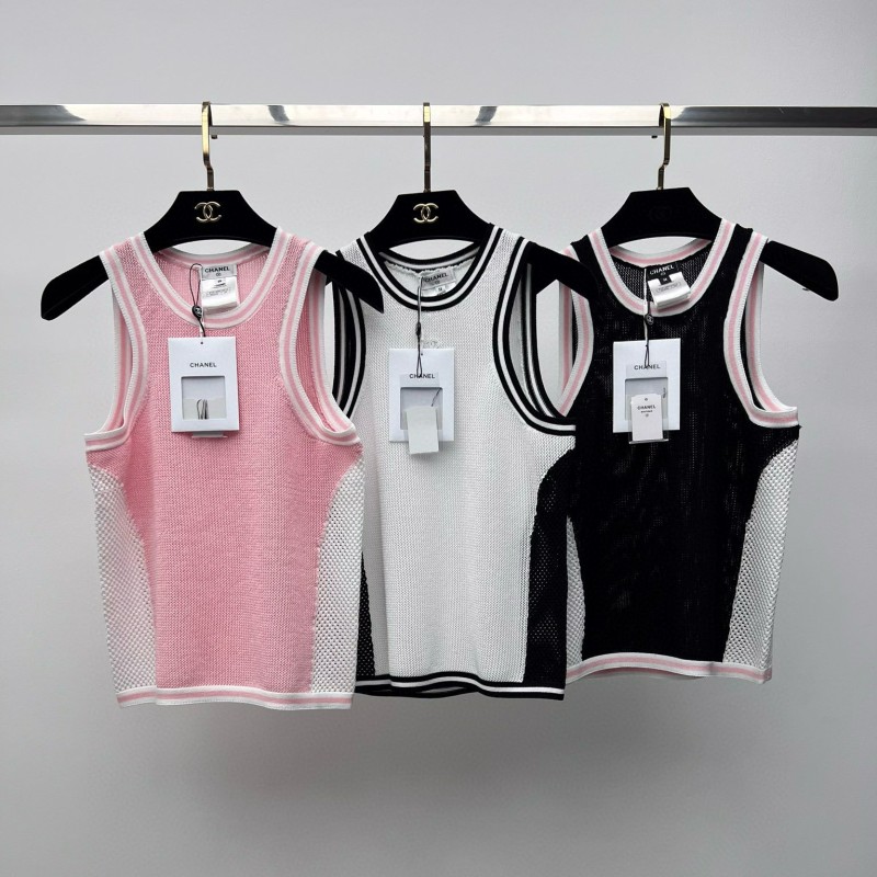 Chanel Hollow Knit Singlet