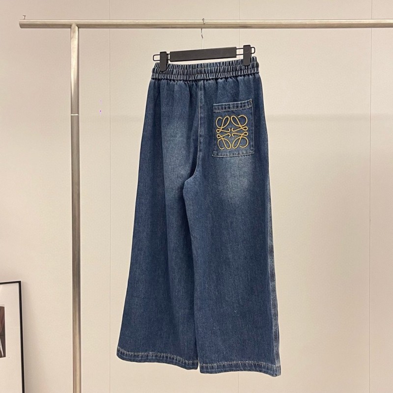 Loewe Denim Cropped Pants