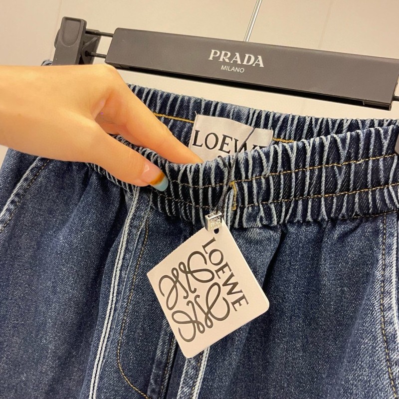 Loewe Denim Cropped Pants