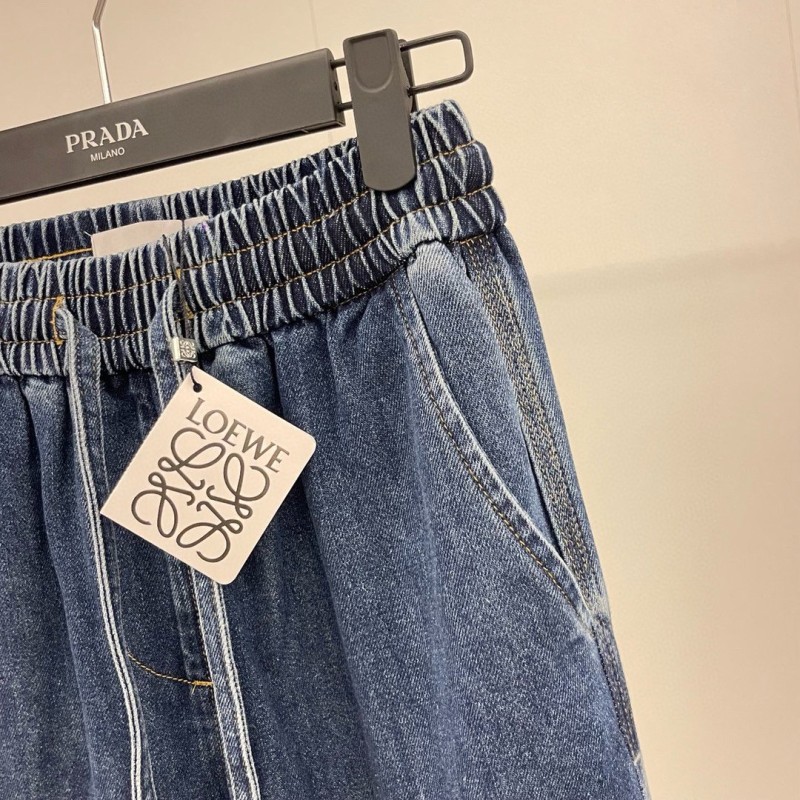 Loewe Denim Cropped Pants