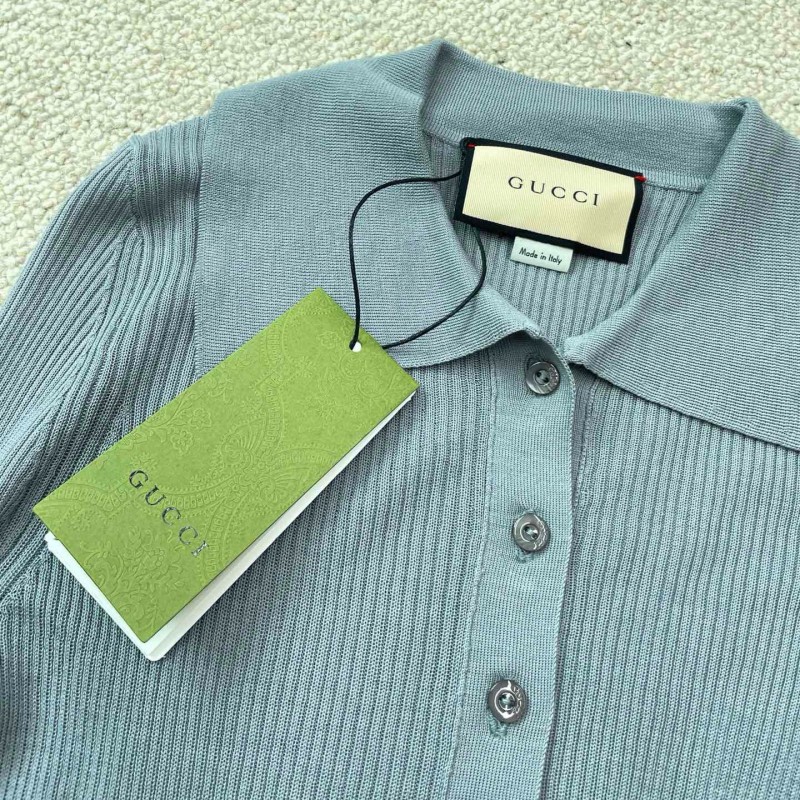 Gucci Long Sleeves Polo Tee