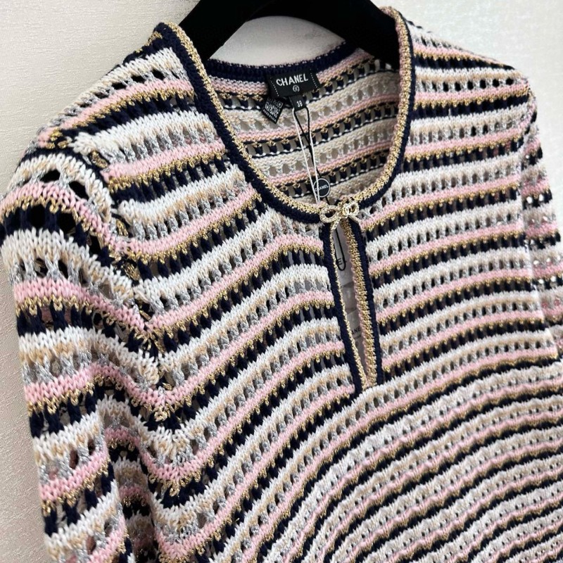 Chanel Knit Shirt Dress