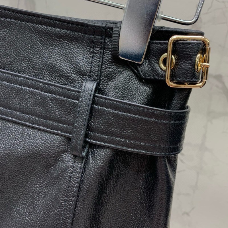 Versace Leather Skirts