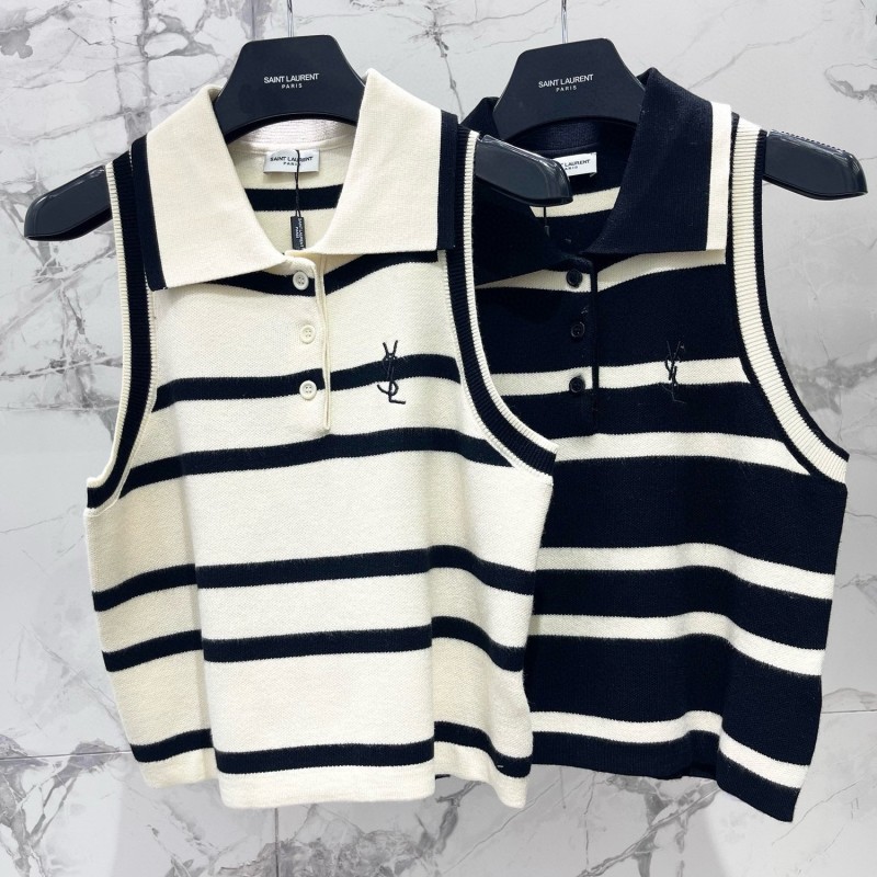 YSL Knit Sleeveless Shirt