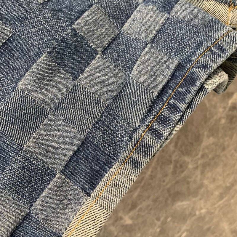 LV Denim Shorts