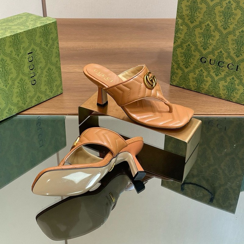 Gucci Heels Thong Sandals