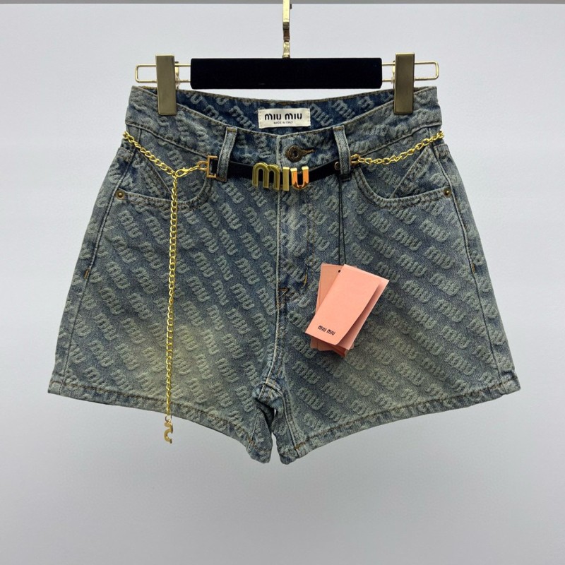MiuMiu Denim Shorts