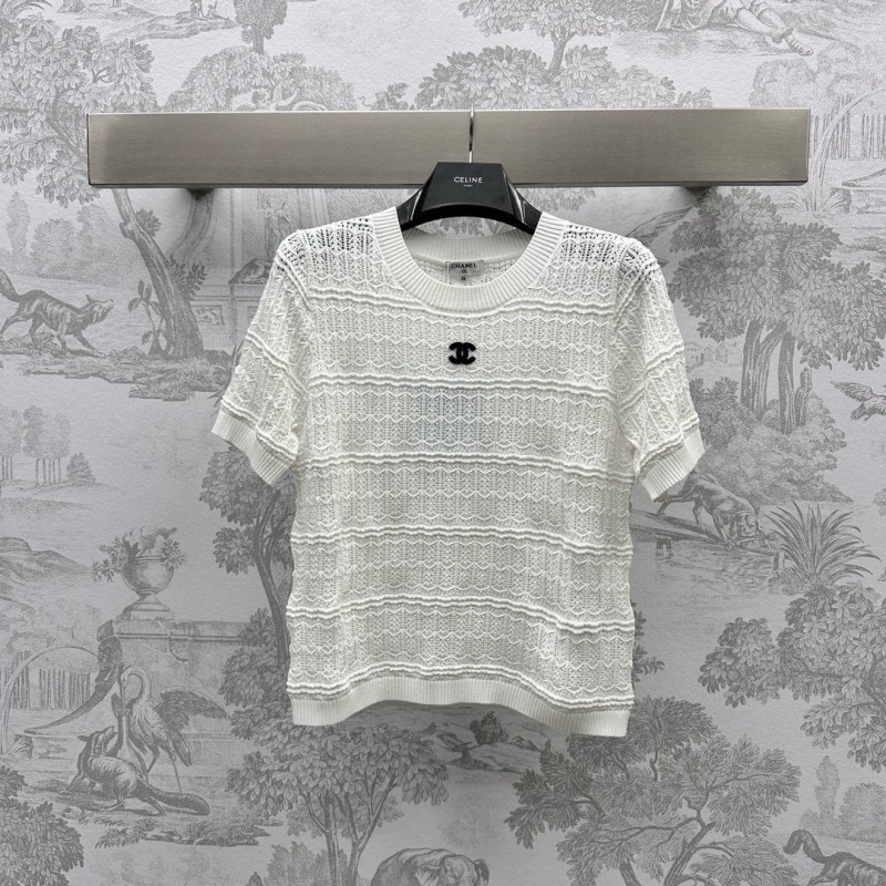 Chanel Hollow Knit Tee