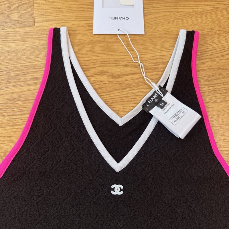 Chanel V Collar Dress