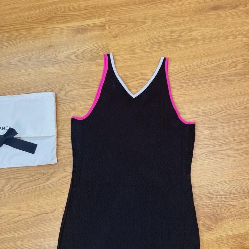 Chanel V Collar Dress