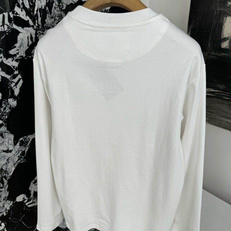 Prada Unisex Long Sleeves Tee