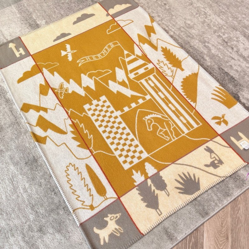 Hermes Blanket & Pillow