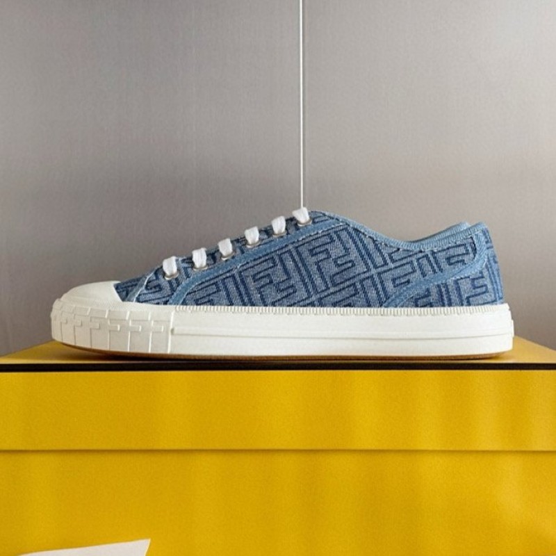 Fendi Domino Unisex Canvas Shoes