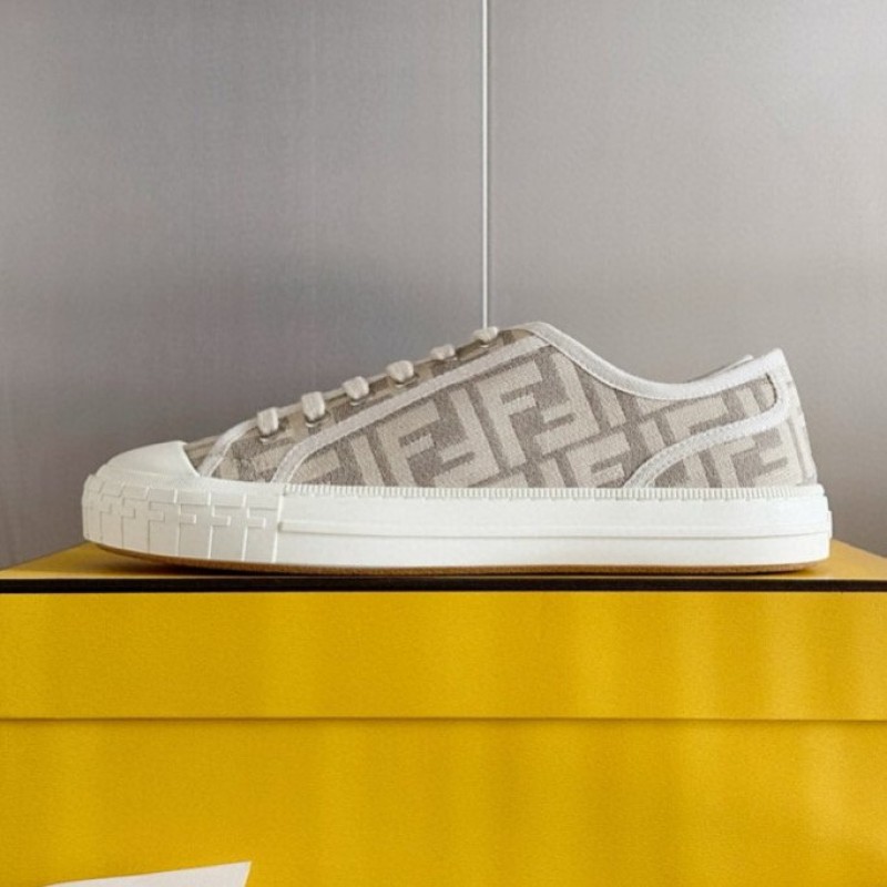 Fendi Domino Unisex Canvas Shoes