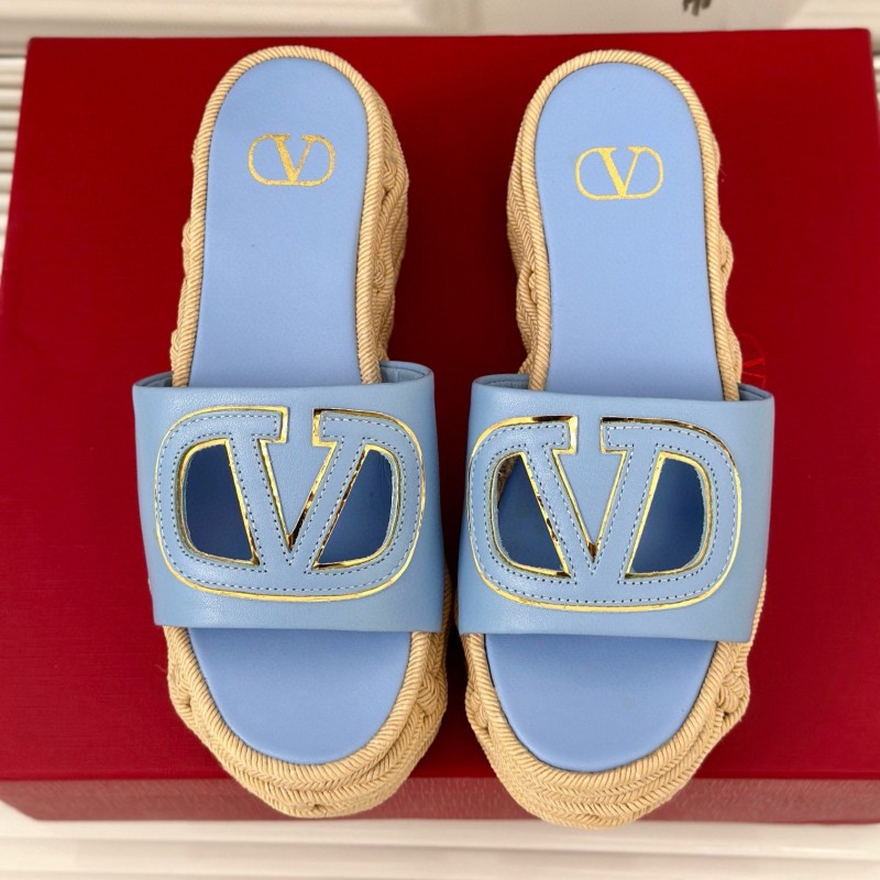 Valentino Platform Slippers