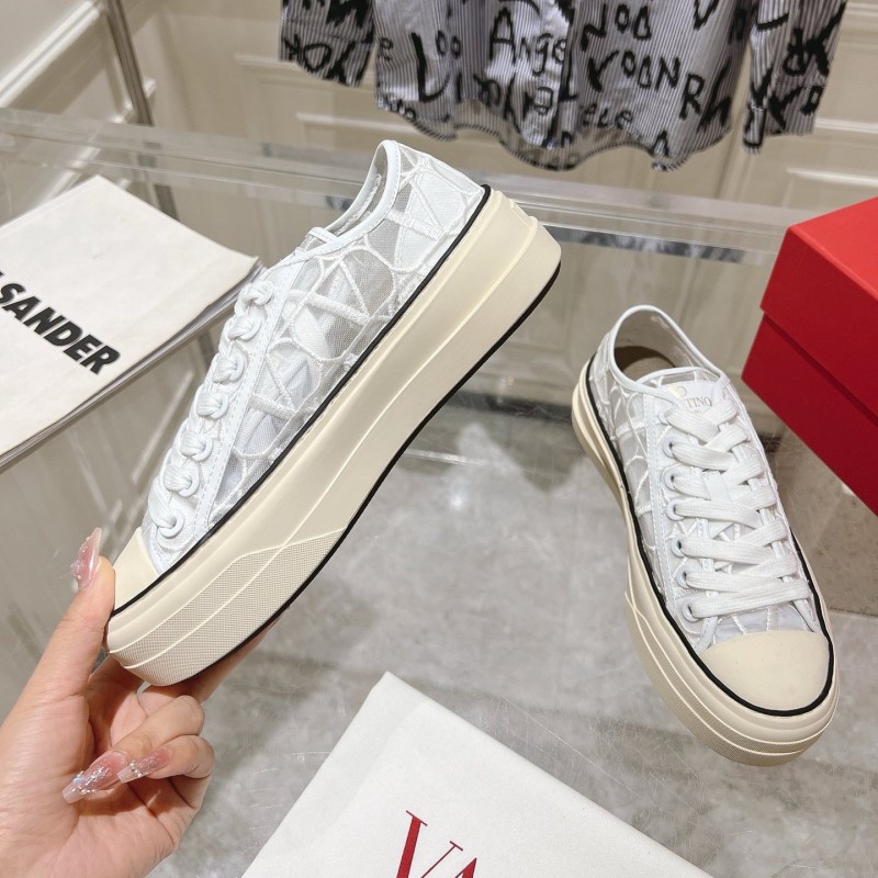 Valentino Unisex Canvas Shoes