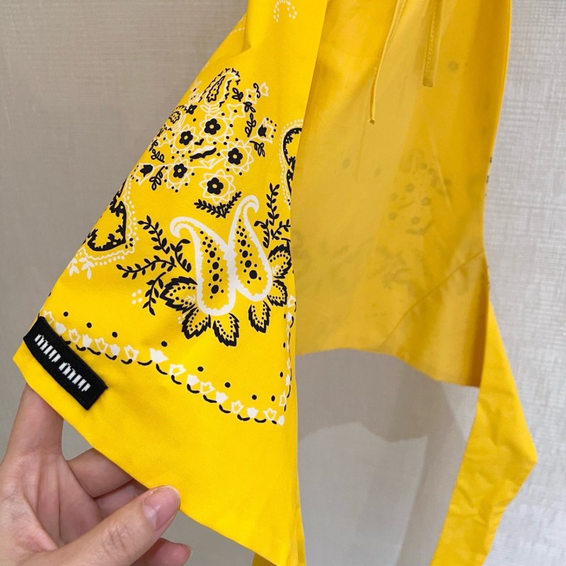 MiuMiu Halter Neck Shirt & Skirts Set