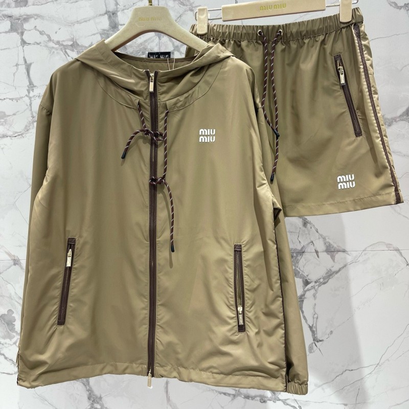 MiuMiu Jacket & Shorts Set