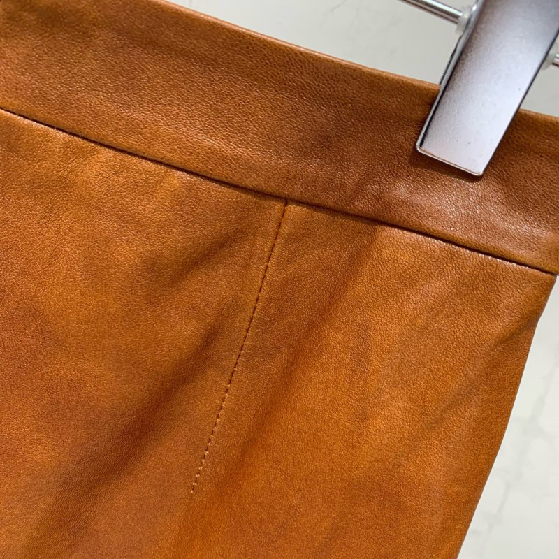 YSL Leather Skirts