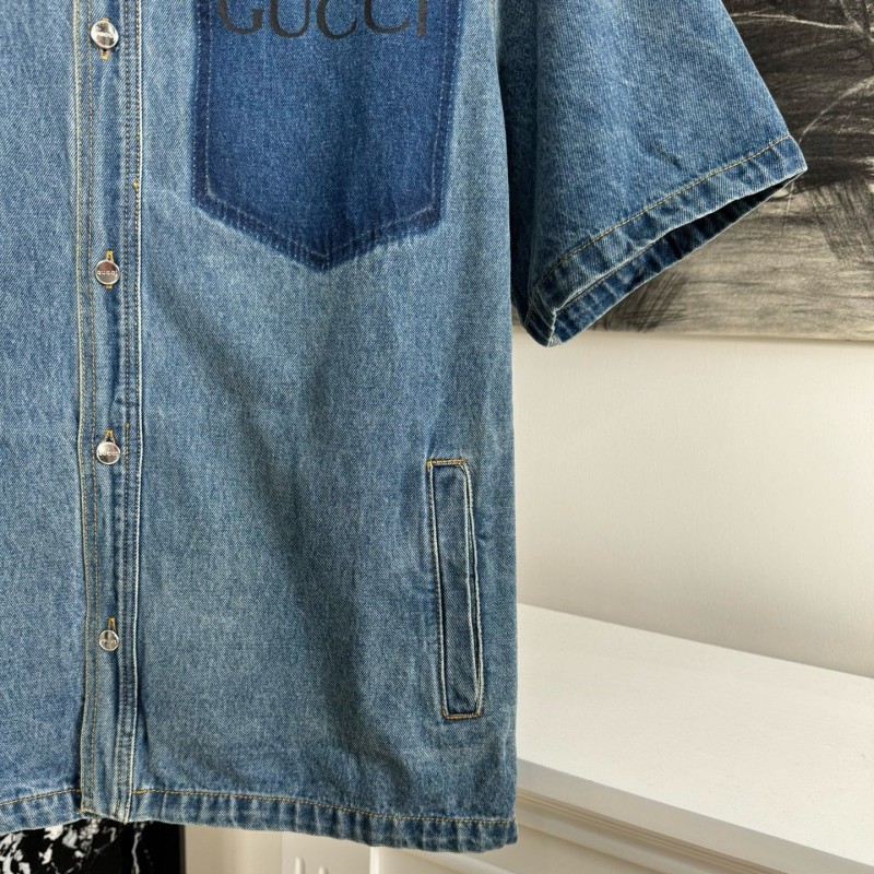 Gucci Unisex Denim Jacket & Shorts