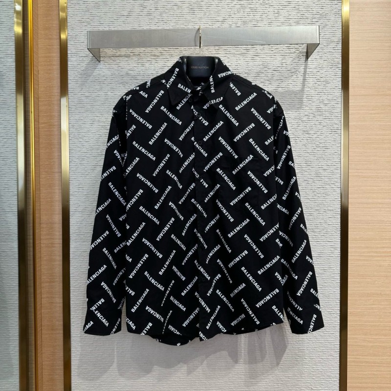 Balenciaga Unisex Long Sleeves Shirt